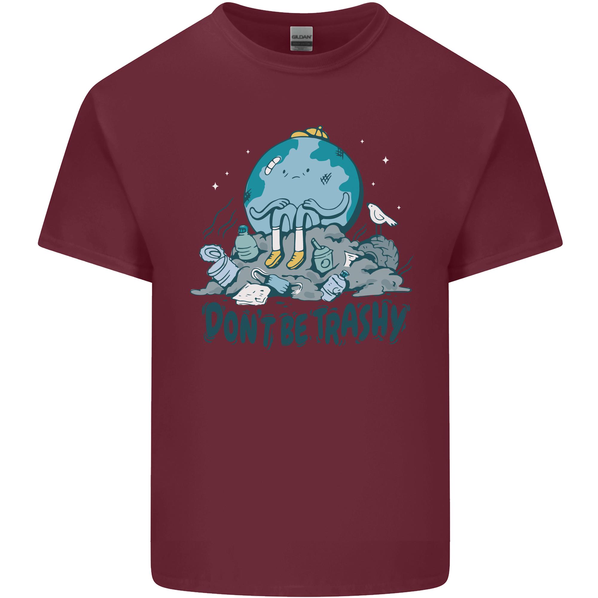 Dont Be Trashy Climate Change EnvironUnisext Unisexs Light Cotton TShirt S