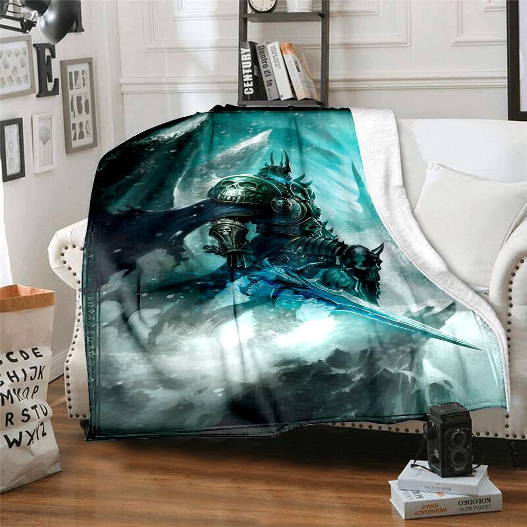 World of Warcraft Blanket Fantasy Creature Perfect All Seasons Soft Comfortable Sofa Office Nap Travel Festive Gift