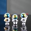 3 pcs Astronaut Figure Statue Figurine Spaceman Sculpture Educational Toy Desktop Home Decoration Astronaut Model For Kids Gift