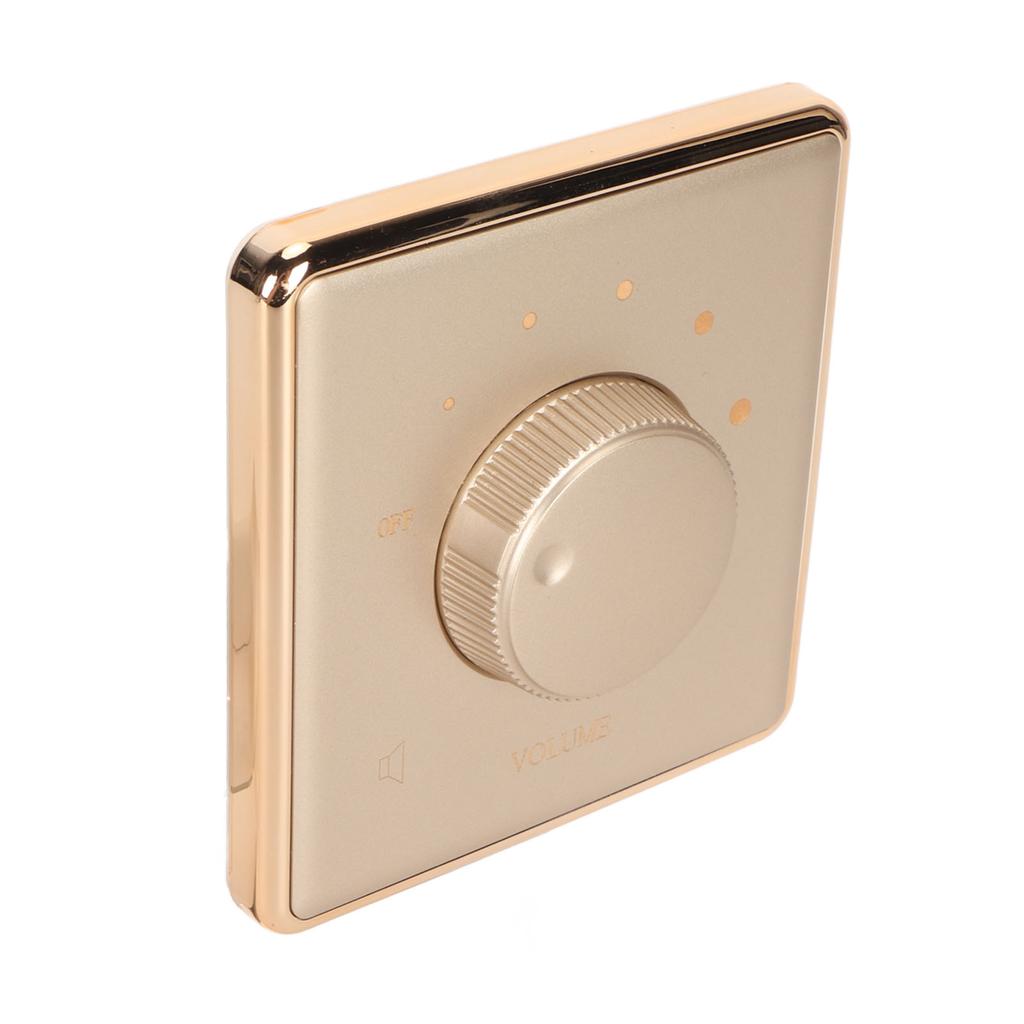 Wall Mount Volume Control Knob 10W Volume Control Wall Plate Knob Volume Controller for Home Speakers