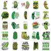 50PCS Cartoon Pickle Stickers - Waterproof Decor for Luggage, Notebook & Guitar AnimeWorlds Store