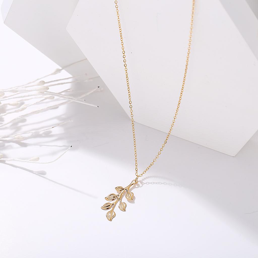 C177 Hot New Leaf Long Vintage Simple Elegant Trendy Necklace Jewelry