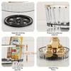 360 Degree Rotating Seasoning Rack, Kitchen Storage Rack, Seasoning Bottle Storage Tray, Rotating Storage Tray