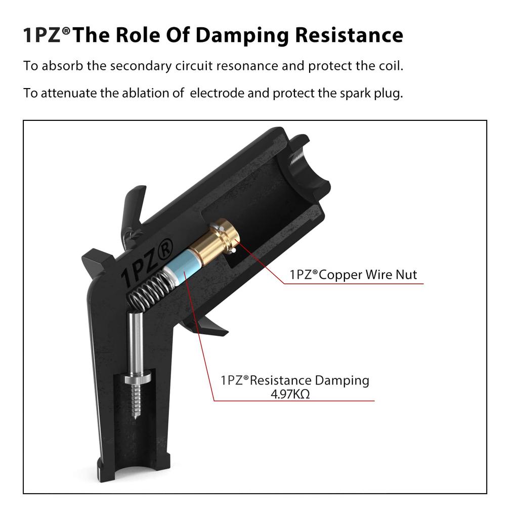 1PZ JP9-AD1 Enhanced TCI Ignition 535mm Ignition Coil Plug Cord Suzuki Address V125 V125G External Motorcycle Maintenance Parts