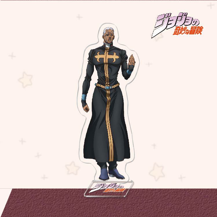 JoJo's Bizarre Adventure Animation Comics Peripheral Toys JOJO Dio Acrylic Stand-Up Sign Anime Action Figure Model Collection
