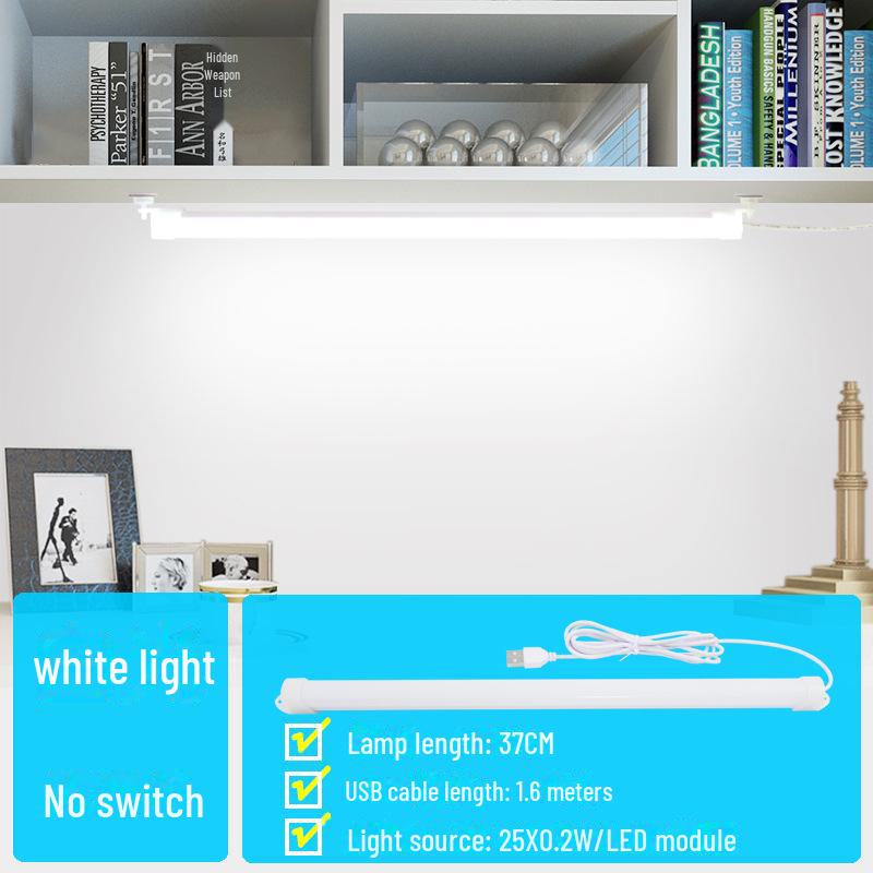 Magnetic LED Desk Lamp with USB Charging for Dorms, College, and Study
