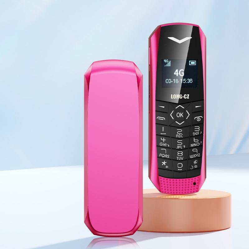 J60 4G Small Phone OLED Screen 1GB ROM Bluetooth Alarm Clock Mp3 Player 600mAh LTE Super Light Mini Portable Mobile Phone Multi-language