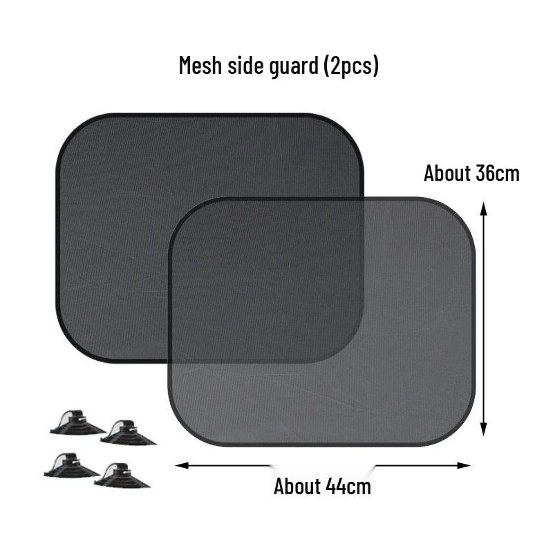 Car Front Windshield Laser Sunshade - Heat Insulation & Light Blocking for Small Cars.