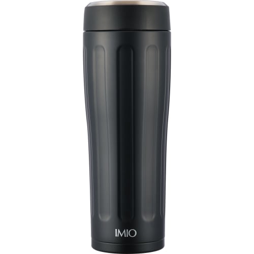 Wahei Freiz Water Bottle/Tumbler, 480ml, Black, Vacuum Insulated, Keeps Drinks Hot or Cold, Perfect for Adults, with Lid, IM-0005