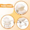 1/12 Highchair and Mini High Chair Toy Imaginative Photo Prop Dollhouse Furniture for Handcraft Life