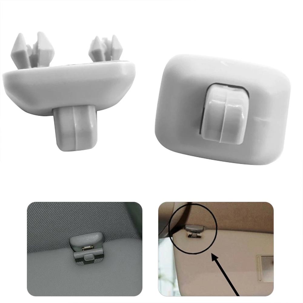 2 Stück Auto Sonnenblen Clip Innen Sonnenblen Halter Haken Clip Halterung Für Audi A1 A3 A4 A4 Q5 Q3 Q5(8 E0 562)A7 B6 B7 B8 S4 S5