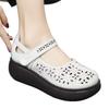 Summer soft-soled sandals summer retro women's shoes soft-soled hollowed-out casual sandals