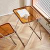 Transparent Crystal Folding Chair Acrylic Discounted Item