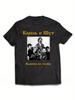 Men'S The King And The Jester 11 Graphic T-Shirt - Features Cyrillic Text & Band Artwork - Comfortable Crewneck Tee Perfect for Concerts