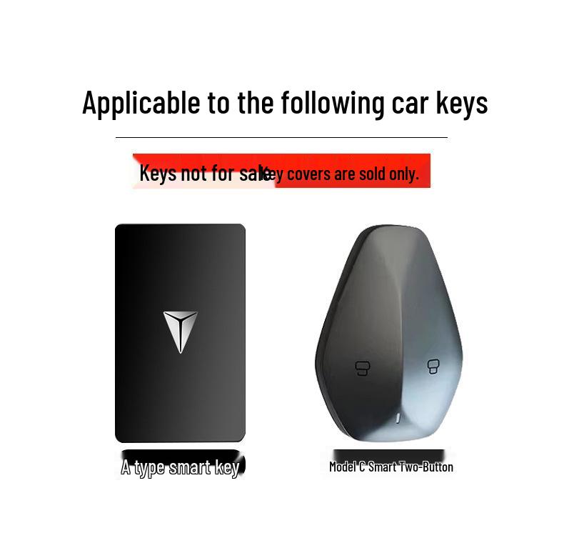 Tiefblau L07 Kohlefaser ABS Smart Key Hülle für Changan
