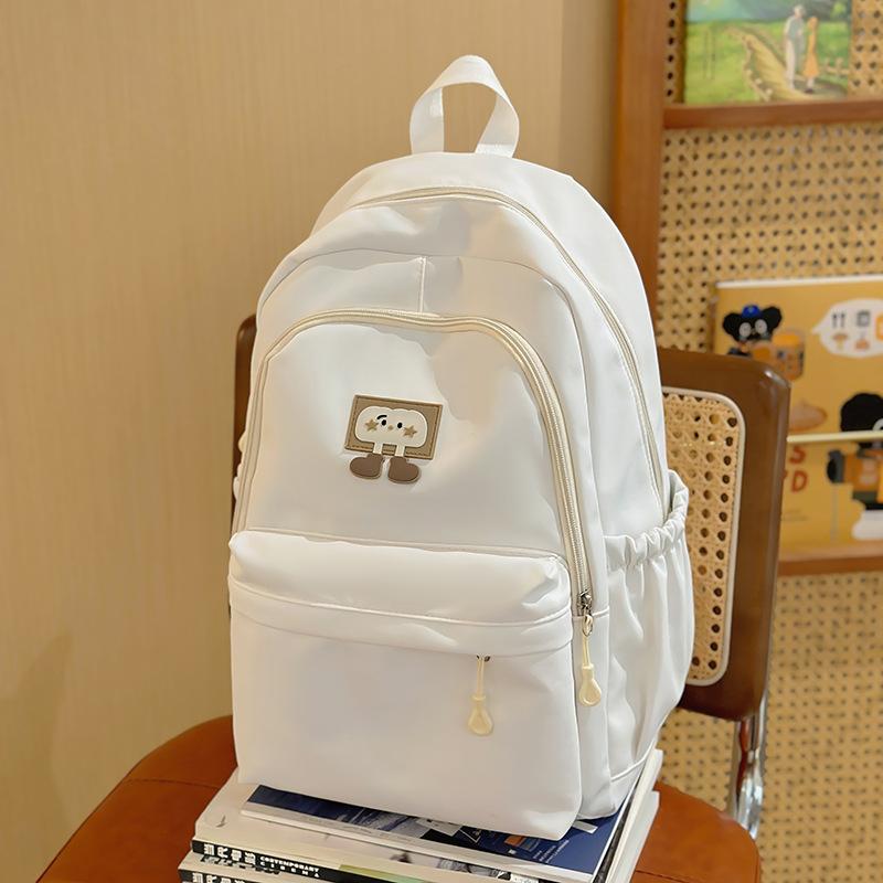 School bag Japanese simple ins cute large capacity school bag girl versatile backpack high value light casual simple bag