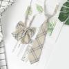 JK Women's Brown Retro Japanese School-Style Bow Tie