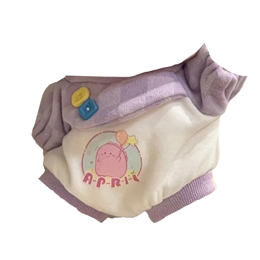 Jumpsuit Baumwollpuppenkleidung Outfit Plüschpuppenkleidung 20cm Baumwollpuppenkleidung Kindermädchenspielzeug