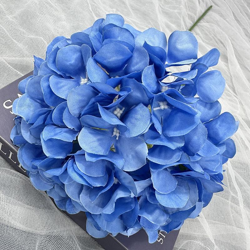 Multi Colored Simulated Hydrangeamacrophylla Artificial Bouquet For Decor Indoor