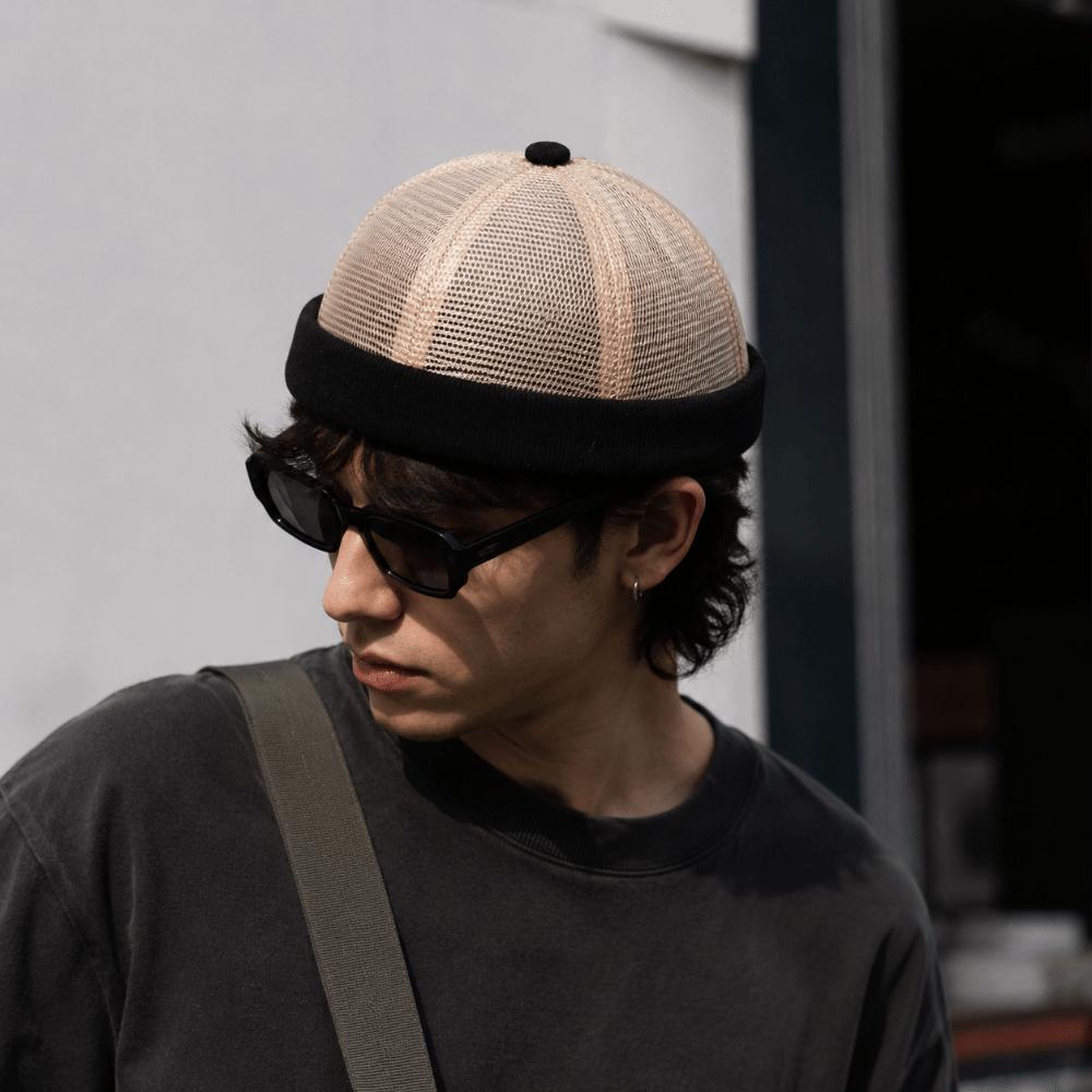 Brimless Mesh Brimless Skullcap Mesh Sailor Cap Classic Breathable Beanie Hat  Summer Season