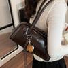 Retro versatile underarm baguette bag women's autumn and winter advanced texture light luxury niche portable shoulder bag