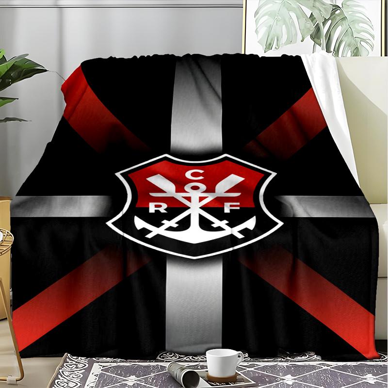 1PC CR Flamengo Printed Soft Flannel Blanket Throw for Adult Bedroom Living Room Sofa Camping Travel Fan Gifts Christmas Gifts