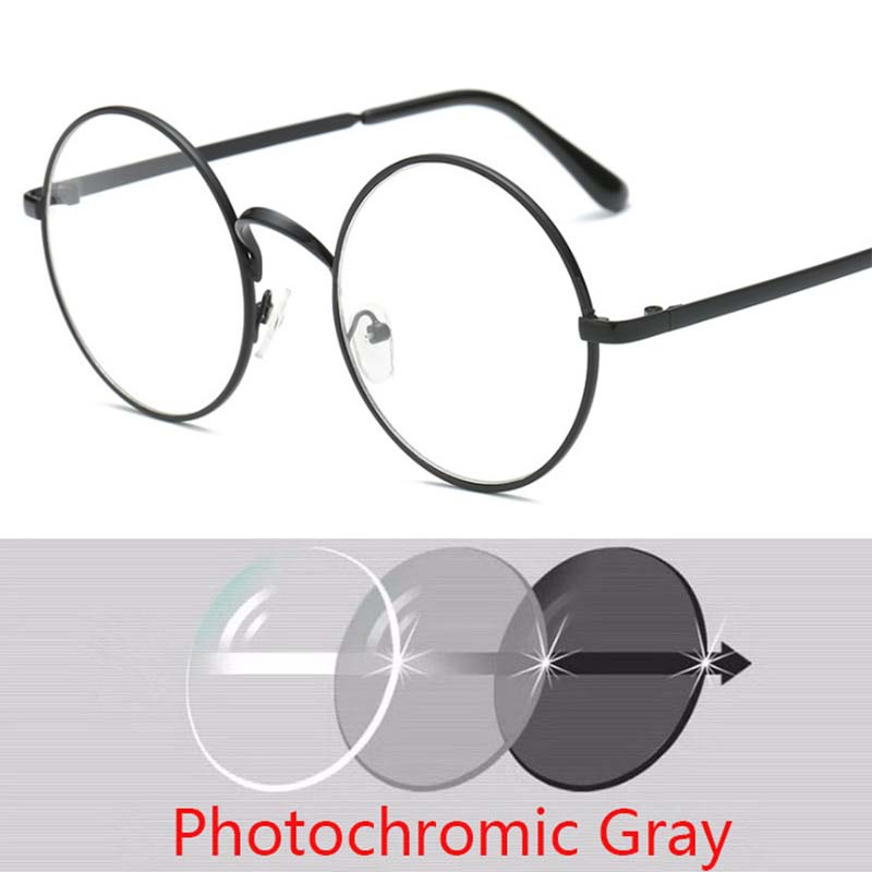 Metal Hyperopia Diopter SPH +0.5 +1 +1.5 +2 +2.5 +3 +3.5 +4 +4.5 +5 +6 Round Frame 1.56 index Green Coated Lens Reading Glasses