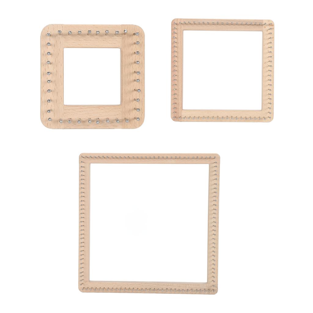 Holzstricken Professionelles handgefertigtes Strickbrett zum Weben von Mützen, Schals und Schals für Kinder