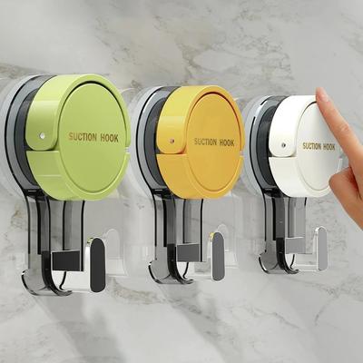 Strong Vacuum Suction Hooks Traceless No-Drilling Adhesive for Home Bathroom Kitchen Door Back Toilet Area Purpose Strong Hold