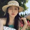 Women's French Sweet Polka Dot Ribbon Tied Sun Straw Hat Beach Vacation Style Photo Ambience Flat Top Sun Hat