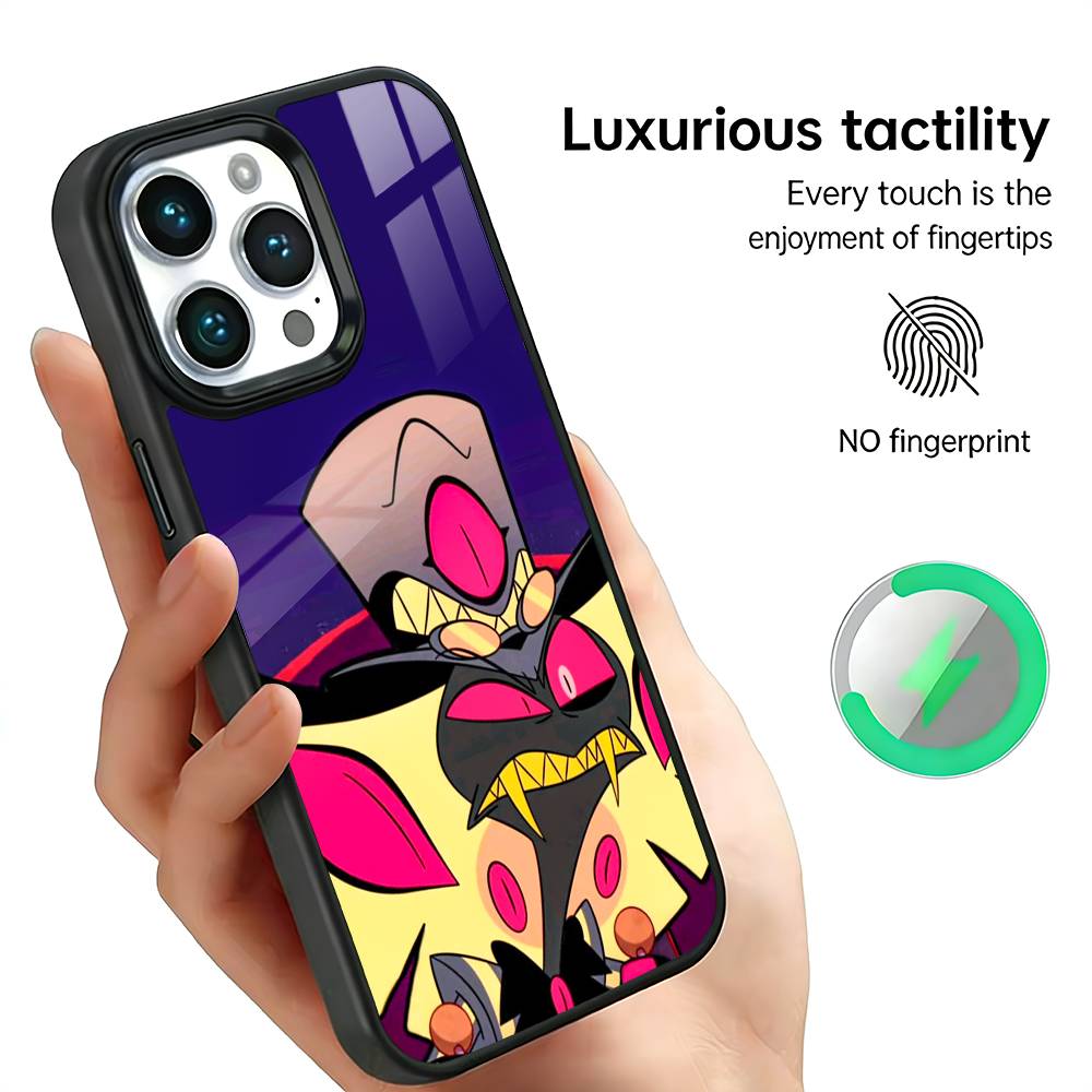 Sir Pentious H-Hazbin H-Hotel Phone Case For iPhone17,16,15,14,13,12,11 Plus,Pro Max For Magsafe Wireless Charging iPhone15
