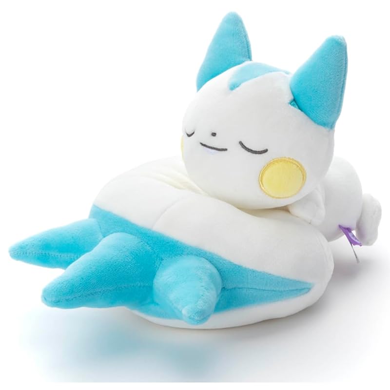 Pokémon Sleeping Friend Plush Toy S Pachirisu, Width Approx. 26cm