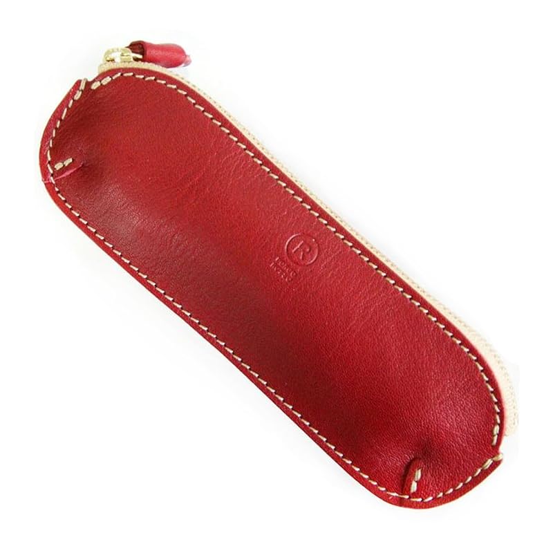 

[Porco Rosso] pencil case leather pencil case pencil case genuine leather tochigi leather leather adult compact made in Japan large capacity simple