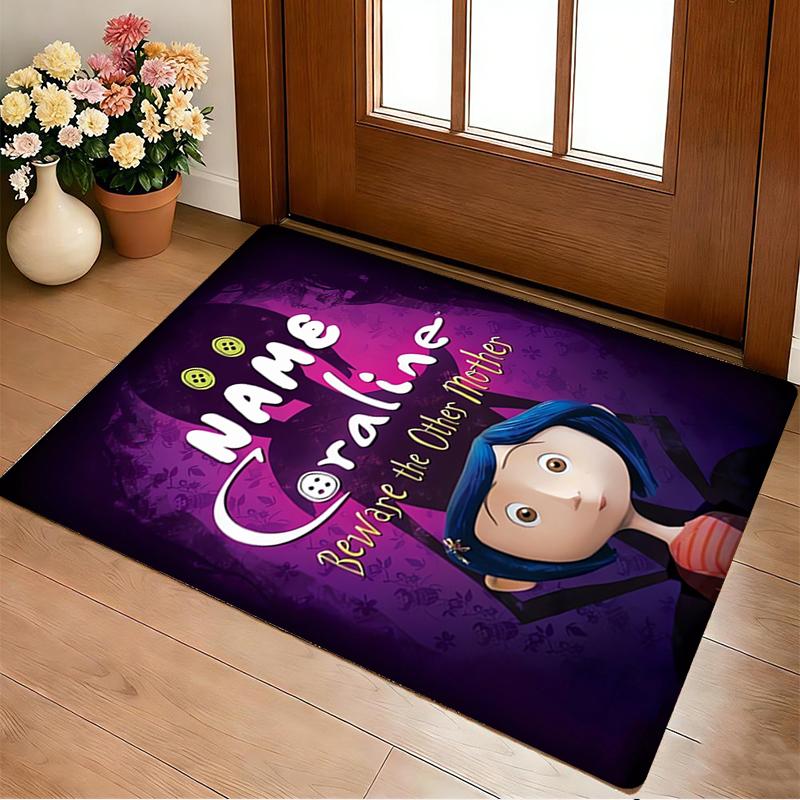 Personalized Name Magic Night Living Room Non-Slip Area Rug Soft Carpet for Bedroom Playroom Sofa Office Home Decor Doormat