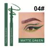 Schnelltrocknender, Geschmeidiger und Wasserfester Bunter Eyeliner Stift. Setzt in Einem Zug. Ein Muss für Anfänger.