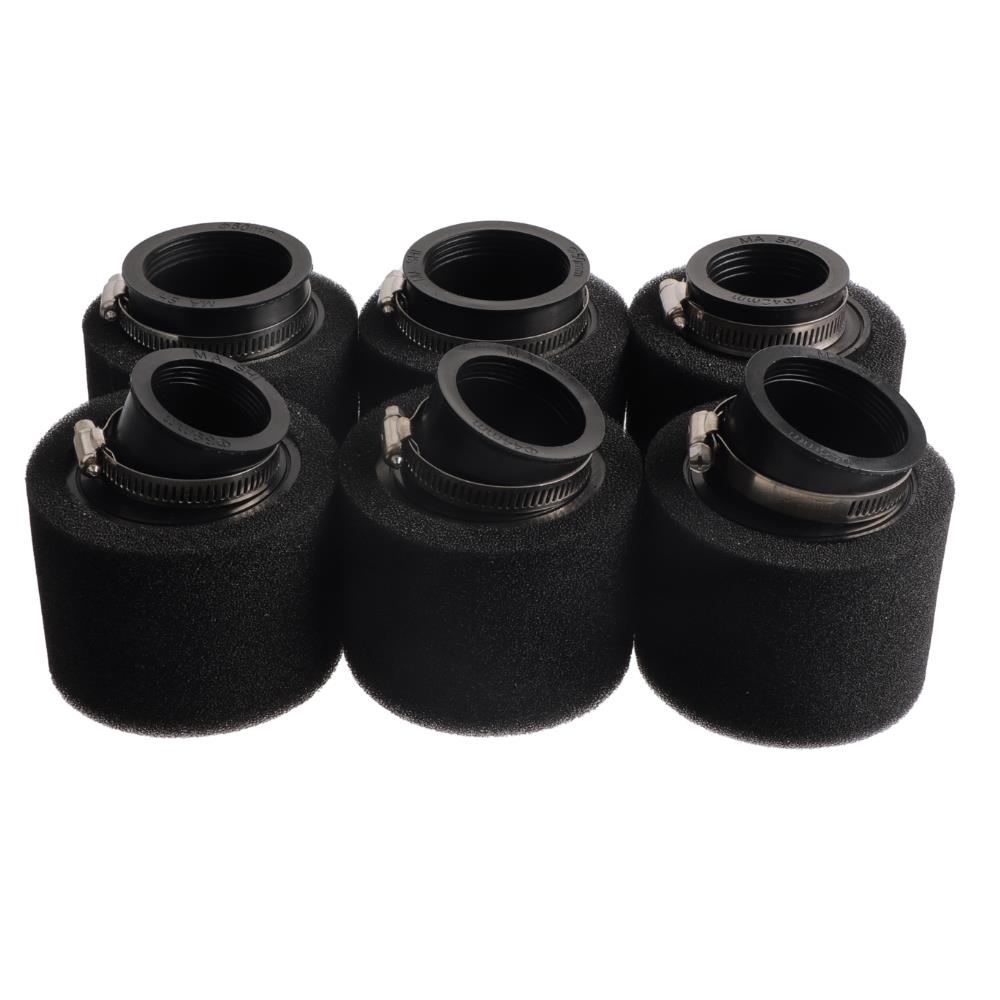 1Pc Black/Red Dual Foam Air Filter 35mm 38mm 42mm 45mm 48mm 50mm Universal Cleaner for Moped Scooter Off-road Bike Parts Air Filters 7