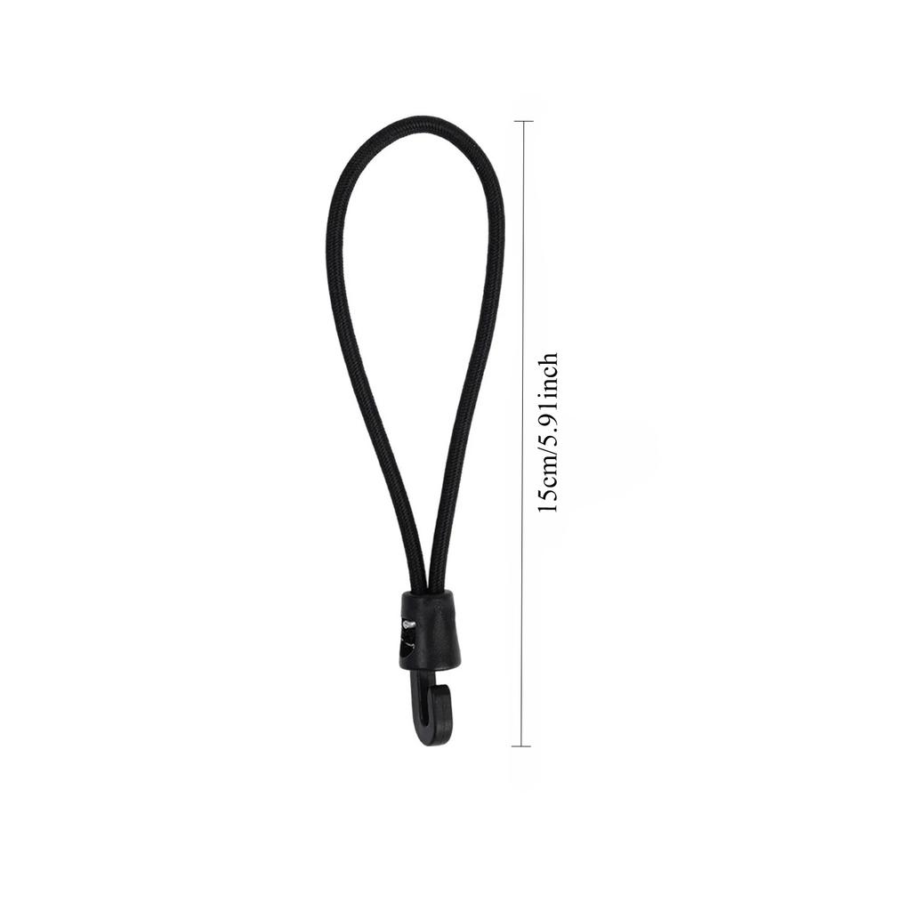 10PCS 10/15/25cm Elastic Bungee Cord Set Tied Rope High Elasticity Luggage Straps Rope For Bikes Tie Downs Camping & Cars Cord T