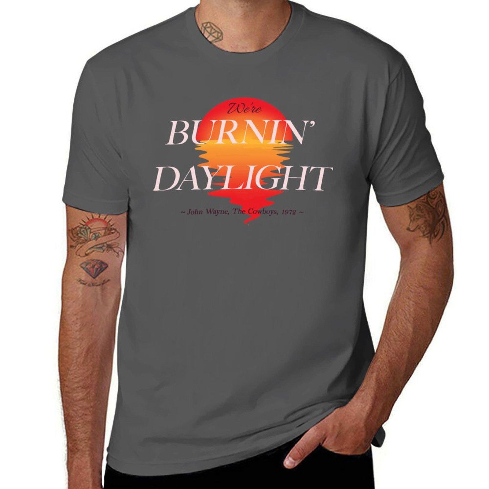 

shirts T-Shirt man shirt DAYLIGHT t BURNIN cotton pack cotton t 4XL