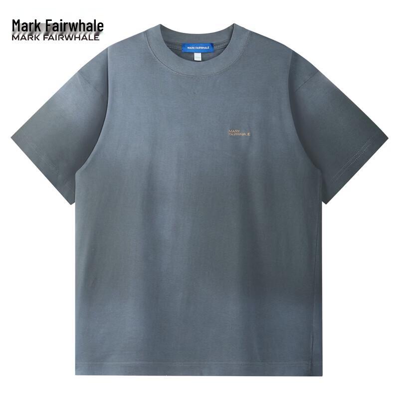 Mark Fairwhale Men's Dip-Dye Gradient Pure Cotton T-Shirt
