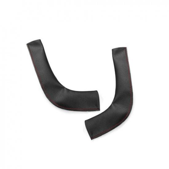 L&R Central Armrest Handle Black Leather Pretect Cover For Porsche Cayenne 11-16