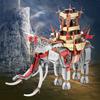 Gobricks MOC Mumakil Oliphant Bricks Rings Movie Creative Model Mumakil War Battle Elephants Building Blocks Toy Gift