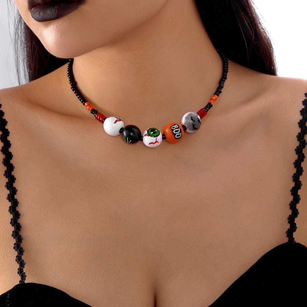 Halloween Themed Handcrafted Womens Jewelry With Bat And Ghost Charms