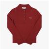 MaiSon KitSune Nw00201kj0134 P691 Baby Fox Patch Rib Polo Women S Knit