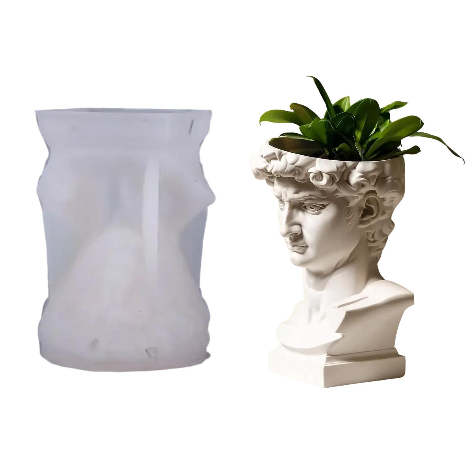 

Форма для скульптурного кашпо из пищевого силикона, форма для подсвечника, форма для гипса для литья смолы и DIY домашних крафтовых проектов