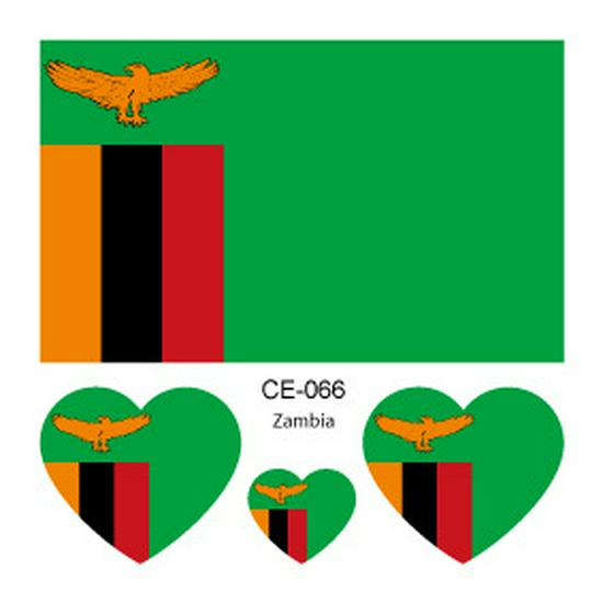 World Cup 2026 National Flag Waterproof Tattoo Stickers for Sports