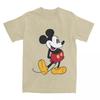 Mickey Mouse Cartoon Shirt Accessories Men Women's Pure Cotton Creative Kawaii Tee Shirt Short Sleeve Tops All Seasons#Color(1)
