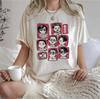 BTS Cartoon Grafik Unisex Baumwoll-T-Shirt Damen Herren Kpop Boyband Arirang 2026 Welttournee T-Shirt Fan Merch Kurzarm Damen Herren Kleidung