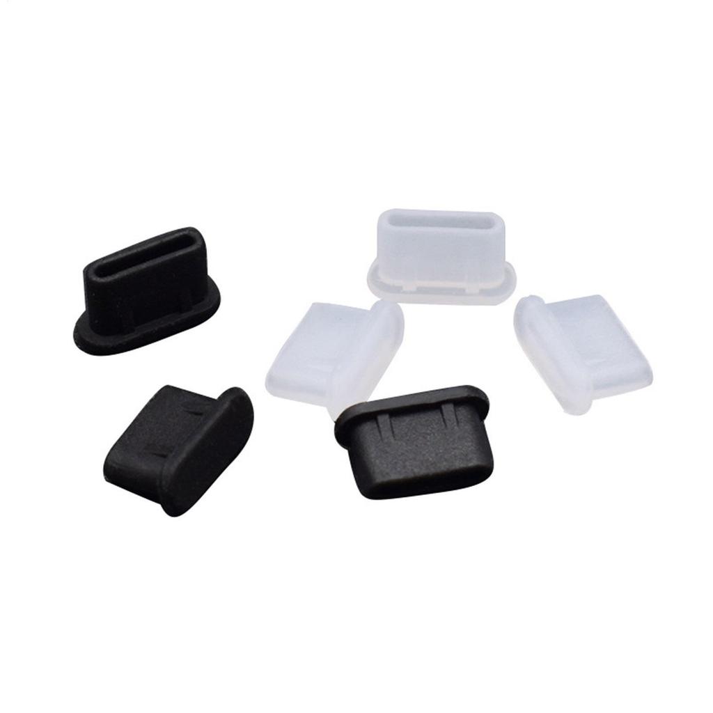 10pcs Silicone Dust Plugs Type C Charging Port Protector Stopper Caps Cover for Smart Phone Anti-Dust Plug