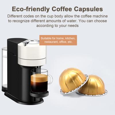 1 zestaw 80 ML/40 ML/150 ML/230 ML kapsułka z kawą DIY wielokrotnego użytku kapsułka z kawą kubek do Nespresso Vertuo