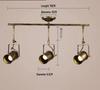 American Retro Industrial Cylinder Pendant Track Lamp